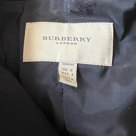 Black Burberry London Evening Jacket in Size MUS8
